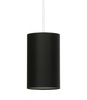 Slim Pendant Cylindrical Light Black 15cm E27-1