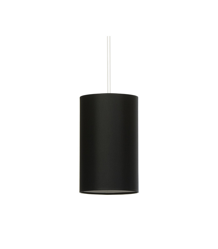 Slim Pendant Cylindrical Light Black 15cm E27-1