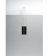 Slim Pendant Cylindrical Light Black 15cm E27-2
