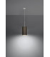 Slim Pendant Cylindrical Light Black 15cm E27-3
