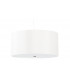 Cylindrical Pendant Light White 50cm E27-1