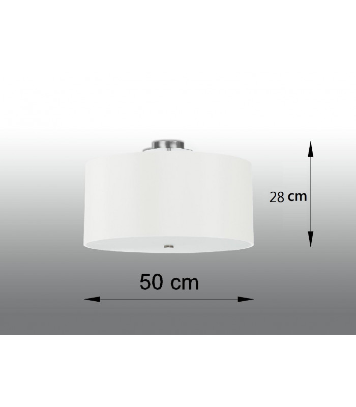 Cylindrical Flush Light White 50cm E27-4