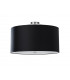 Cylindrical Flush Light Black 50cm E27-1