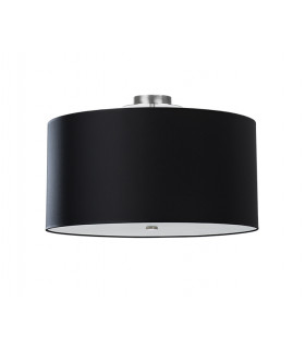 Cylindrical Flush Light Black 50cm E27-1