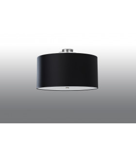 Cylindrical Flush Light Black 50cm E27-2