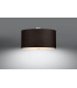 Cylindrical Flush Light Black 50cm E27-3