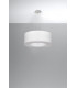 Cylindrical Pendant Light White 50cm E27-2