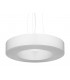 Cylindrical Pendant Light White 50cm E27-1