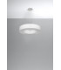 Cylindrical Pendant Light White 50cm E27-2