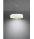 Cylindrical Pendant Light White 50cm E27-3