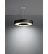 Cylindrical Pendant Light Black 50cm E27-3