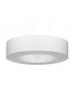Cylindrical Pendant Light White 70cm E27-1