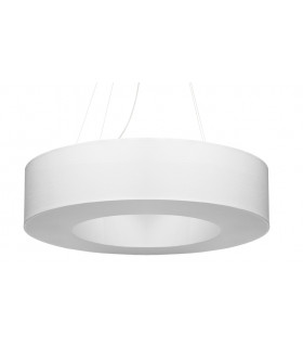 Cylindrical Pendant Light White 70cm E27-1