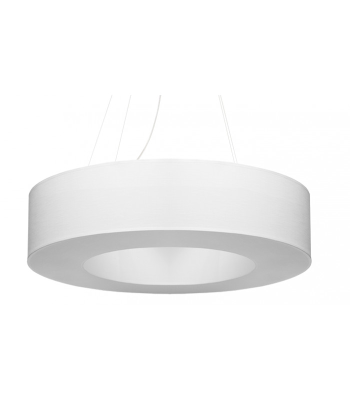 Cylindrical Pendant Light White 70cm E27-1