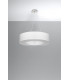 Cylindrical Pendant Light White 70cm E27-2