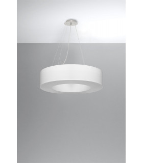 Cylindrical Pendant Light White 70cm E27-2