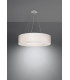 Cylindrical Pendant Light White 70cm E27-3