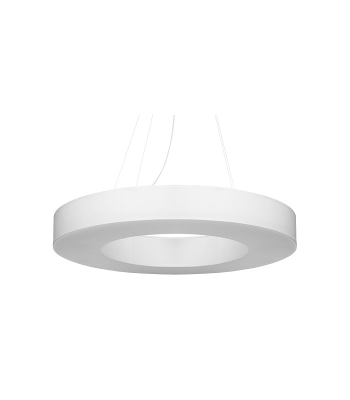 Cylindrical Pendant Light White 70cm E27-1