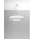 Cylindrical Pendant Light White 70cm E27-2