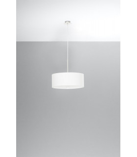 Cylindrical Pendant Light White 30cm E27-2