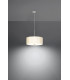 Cylindrical Pendant Light White 30cm E27-3