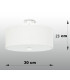 Cylindrical Flush Light White 30cm E27-4