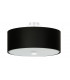 Cylindrical Flush Light Black 30cm E27-1