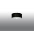 Cylindrical Flush Light Black 30cm E27-2