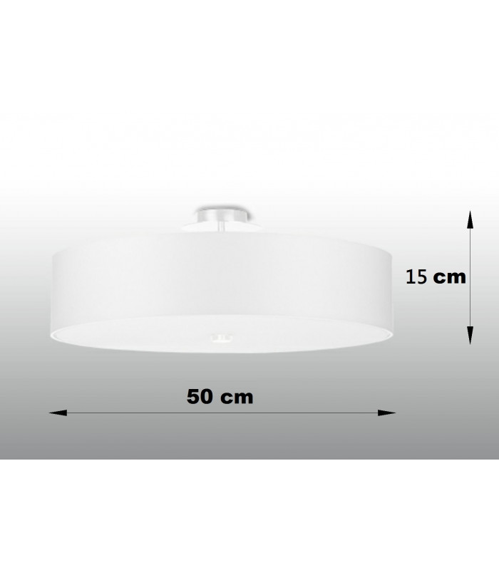 Cylindrical Flush Light White 50cm E27-4