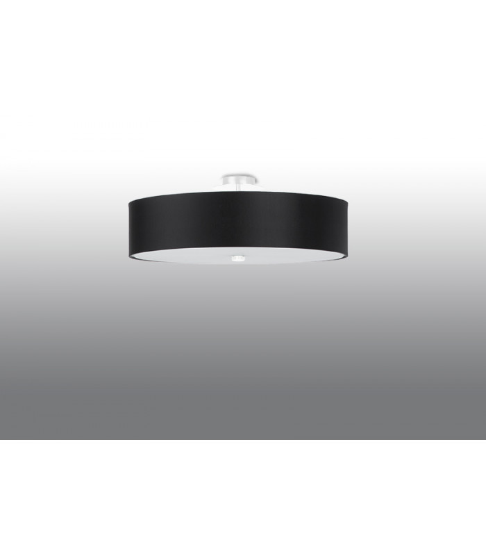 Cylindrical Flush Light Black 50cm E27-2