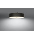 Cylindrical Flush Light Black 50cm E27-3