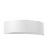 Flush Wall Lights Semi Circle White 2x E27-1
