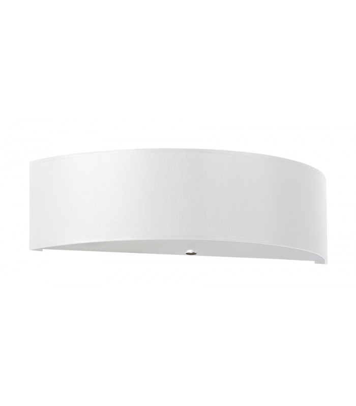 Flush Wall Lights Semi Circle White 2x E27-1