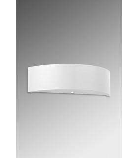 Flush Wall Lights Semi Circle White 2x E27-2
