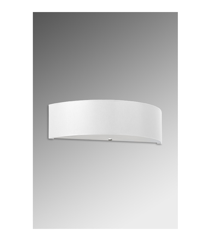 Flush Wall Lights Semi Circle White 2x E27-2
