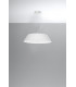 Cylindrical Pendant Light White 60cm E27-2