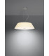 Cylindrical Pendant Light White 60cm E27-3