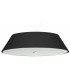 Cylindrical Pendant Light Black 60cm E27-1