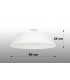 Cylindrical Flush Light White 60cm E27-4