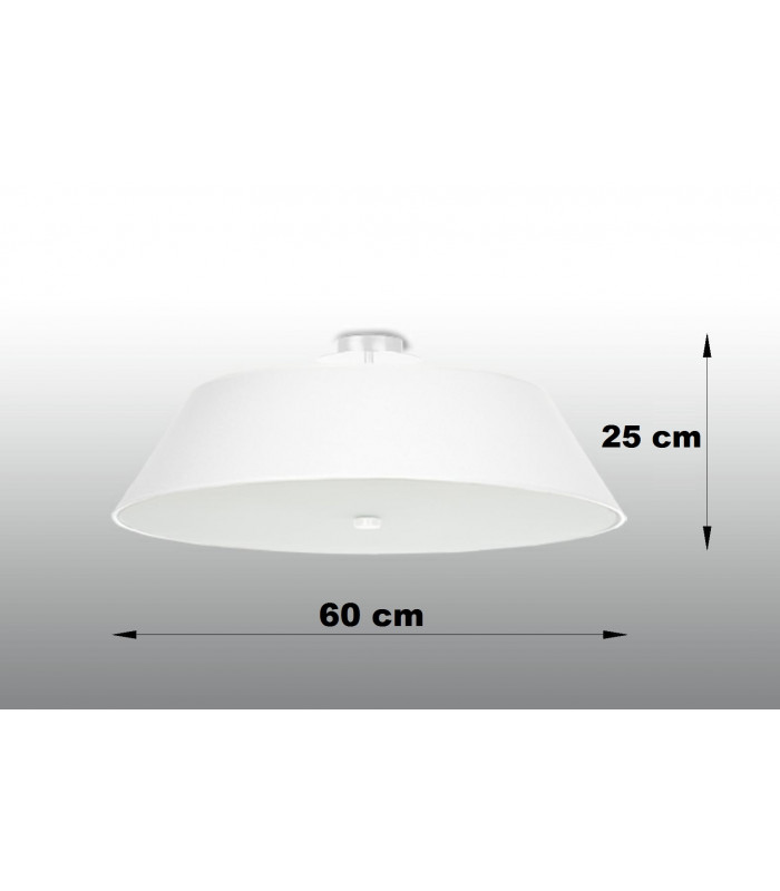 Cylindrical Flush Light White 60cm E27-4