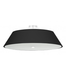 Cylindrical Flush Light Black 60cm E27-1