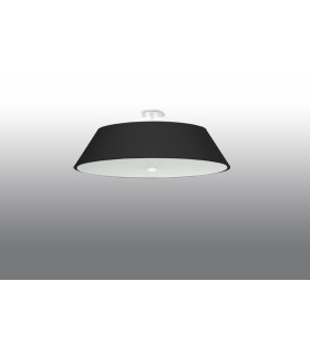 Cylindrical Flush Light Black 60cm E27-2