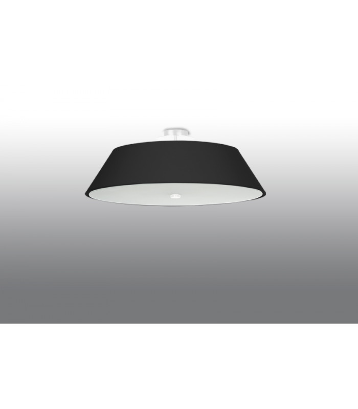 Cylindrical Flush Light Black 60cm E27-2