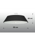 Cylindrical Flush Light Black 60cm E27-4