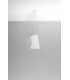 Dome Pendant Light White E27-2