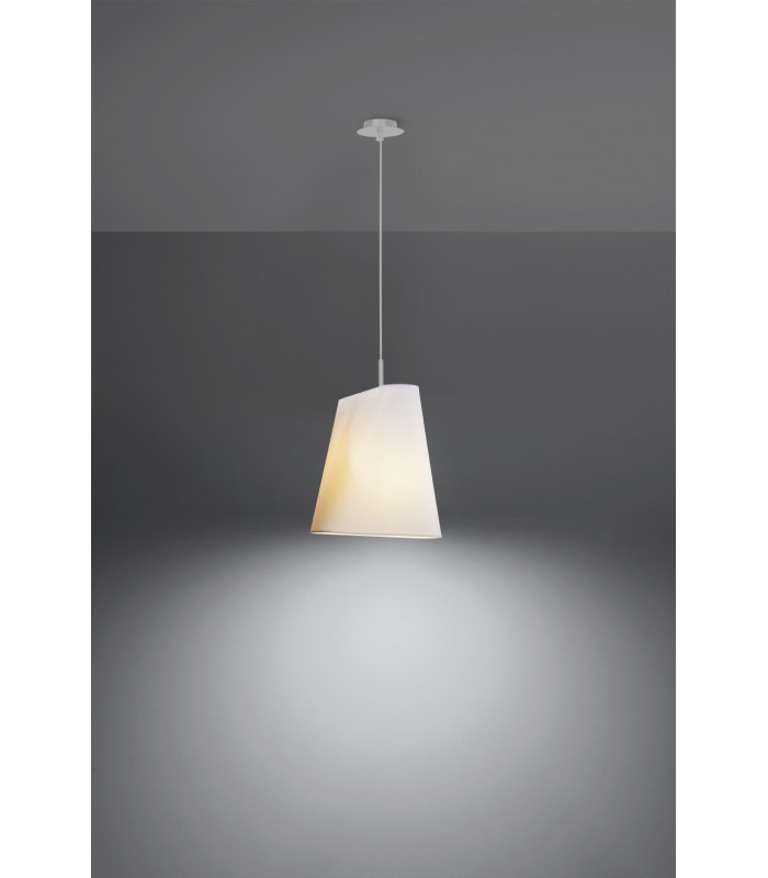 Dome Pendant Light White E27-3