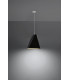 Dome Pendant Light Black E27-3