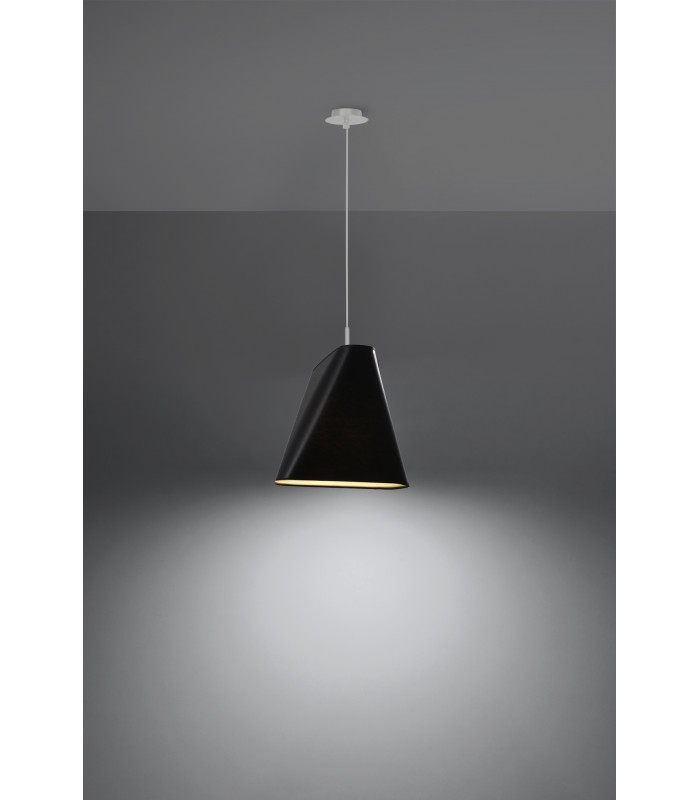 Dome Pendant Light Black E27-3