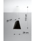 Dome Pendant Light Black E27-4