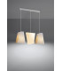 Triple Hanging Pendant Light White 3x E27-3
